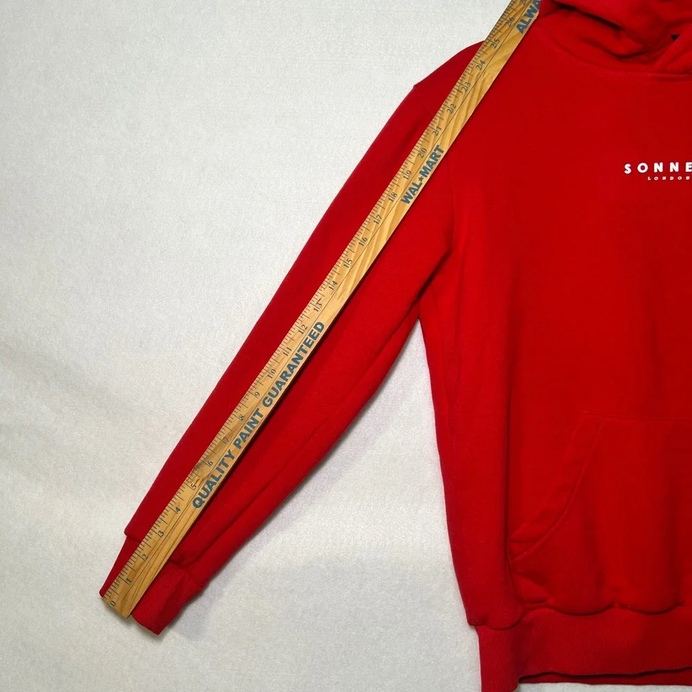 Sonneti London Kids XL Red Minimalist‎ Pullover Hoodie Sweatshirt